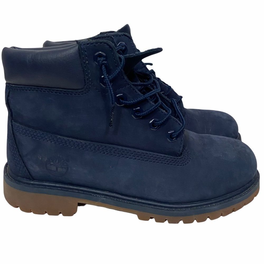 Timberland Boy’s Navy Blue Utility Boots